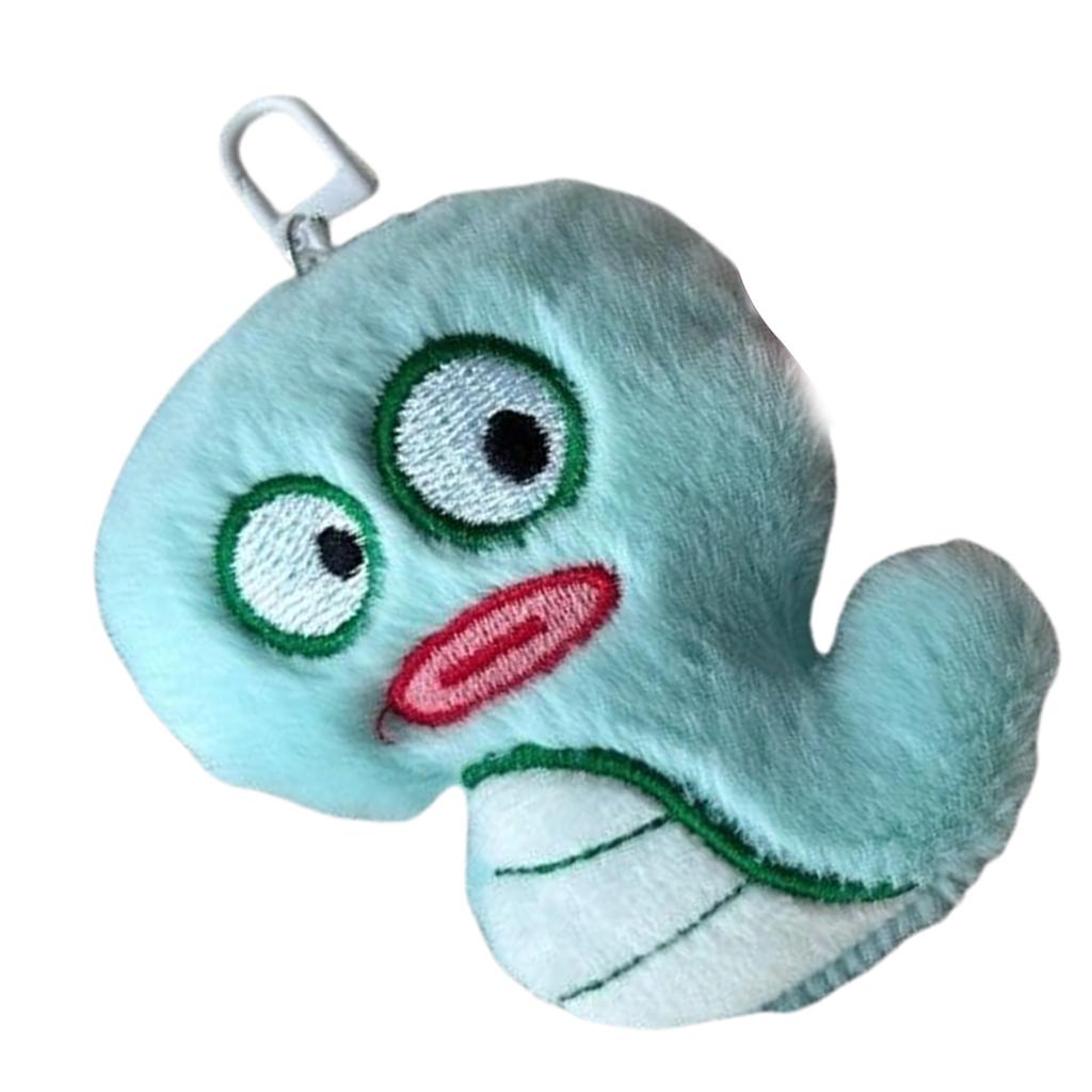 Large Eyed Snake Hanging Ornament Lightweight and Portable Plush Snake Keychain Charm with Big Eyes for Daily Wear