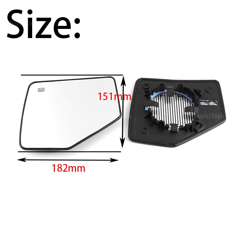 Auto Replacement Left or Right Heated Wing Rear Mirror Glass for Ford Explorer Mk4 2006-2010 Side Door Wing Mirror Glass