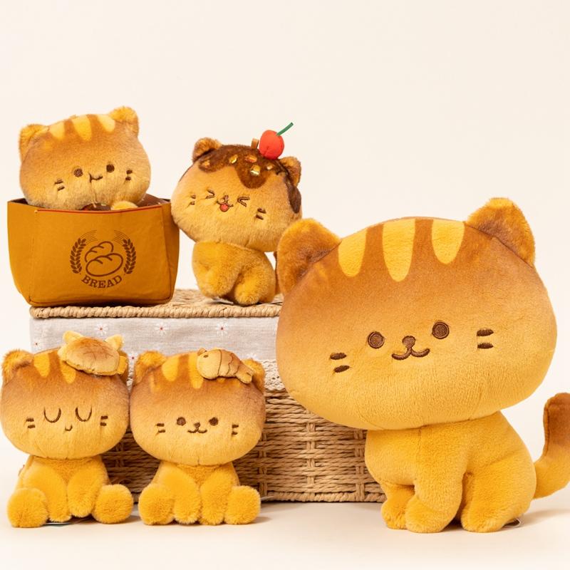 Butter Cat Plush Toys Stuffed Cheese Colour Fruit Flavour Kitten Dolls Toys Pussy Throw Pillow Cushion Home Decor Gift