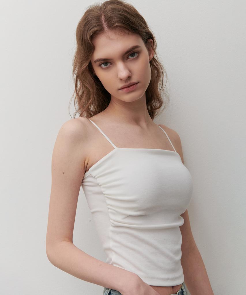 Kamino Shirred Cap Sleeveless (White)