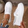 Fashion Women Sneakers Spring Summer Fashion Breathable Sneakers Women Round Toe Shallow Mouth Loafers Casual Comfort Flat Shoes Women