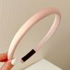 Women Headband Candy Color Sponge Filling Elastic Fit Hair Hoop Daily Commuting School Hair Accessory