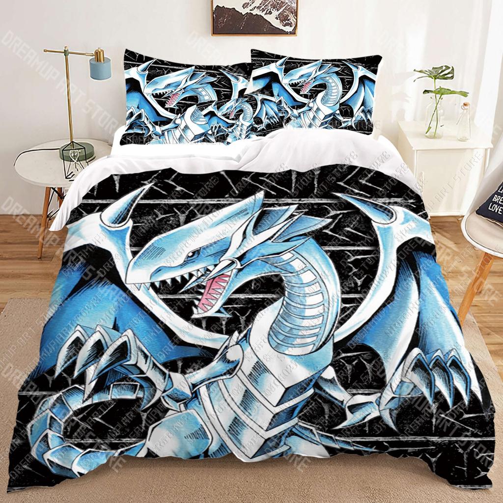 Anime Yu Gi Oh 3D Bedding Sets Print Duvet Cover Adults_ Children Bed Comforter Birthday Gift Dropshipping