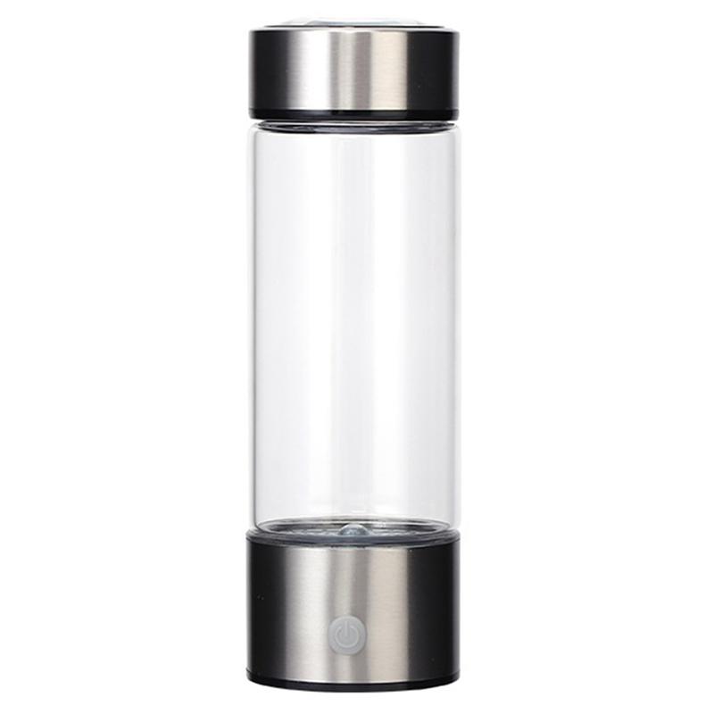 AB34-1 Piece Hydrogen Water Generator High Concentration Hydrogen Water Generator 450Ml Portable серебряный