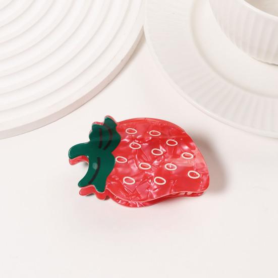 Hair Claw Fruit Design Back Head Shower Clip Medium Size Shark Hair Claw Non-slip Versatile Hair Accessory