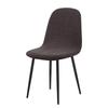 1/2pcs Jacquard Shell Chair Covers Small Armless Dining Chair Slipcovers Spandex Removable Seat Protector for Hotel Home Decor