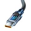 120W Super Fast Charging USB-C Cable with LED Power Display