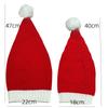 2025 Knitted Christmas Hat Cute Pompom Adult Kids Soft Beanie Santa Cap New Year Party Dress Up Hats Children Festival Gifts