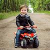 Quad Ride-On Toy for Children 12-36 Months, Dimensions: 60L X 38W X 42H Cm, Light and Sound Effects, Red and Black