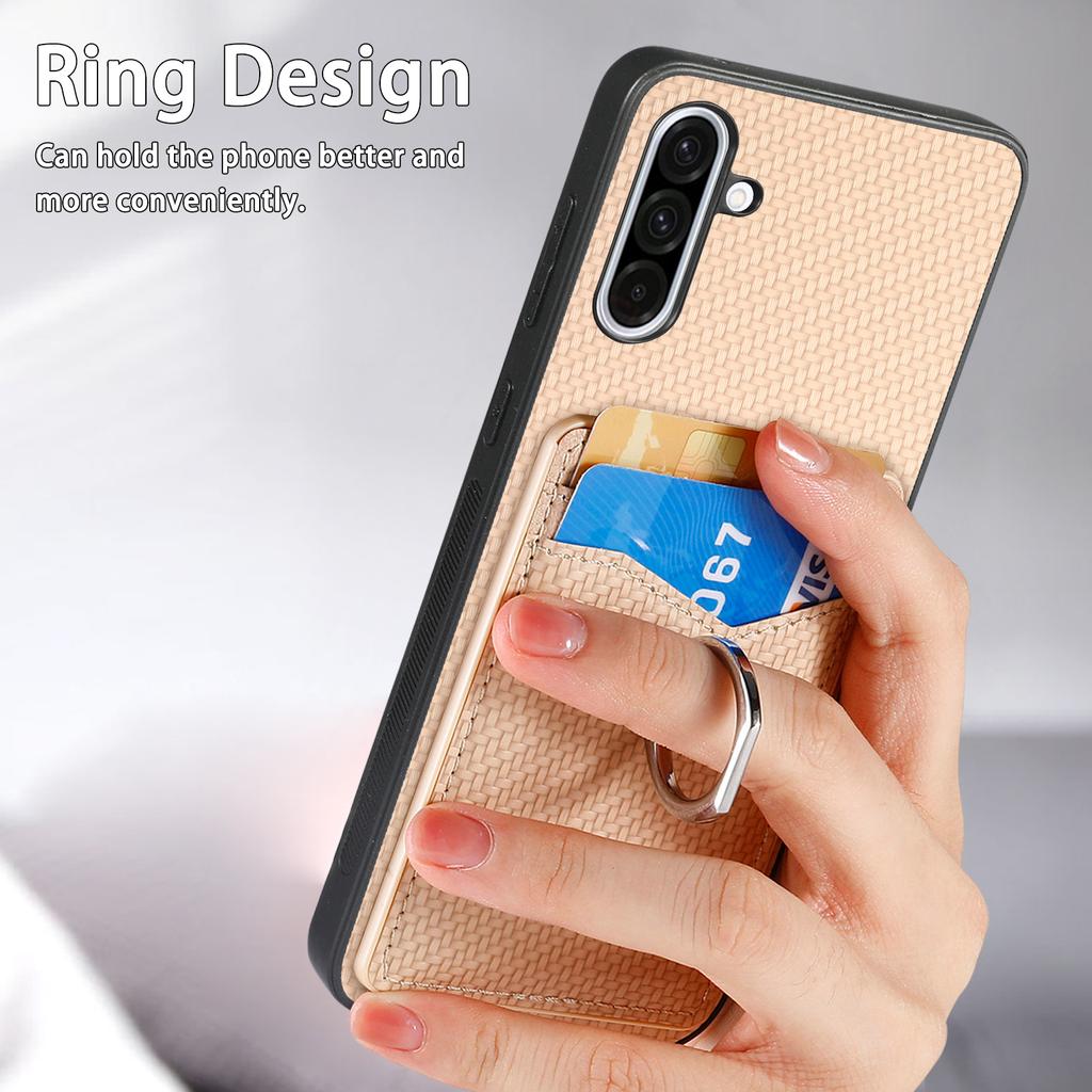 For Samsung Galaxy A36 5G Case Card Slots Ring Holder Kickstand Phone Cover
