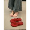 Korean version of simple and versatile slippers outer wear summer new flat-bottomed casual toe sandals fashion slippers women's beach shoes