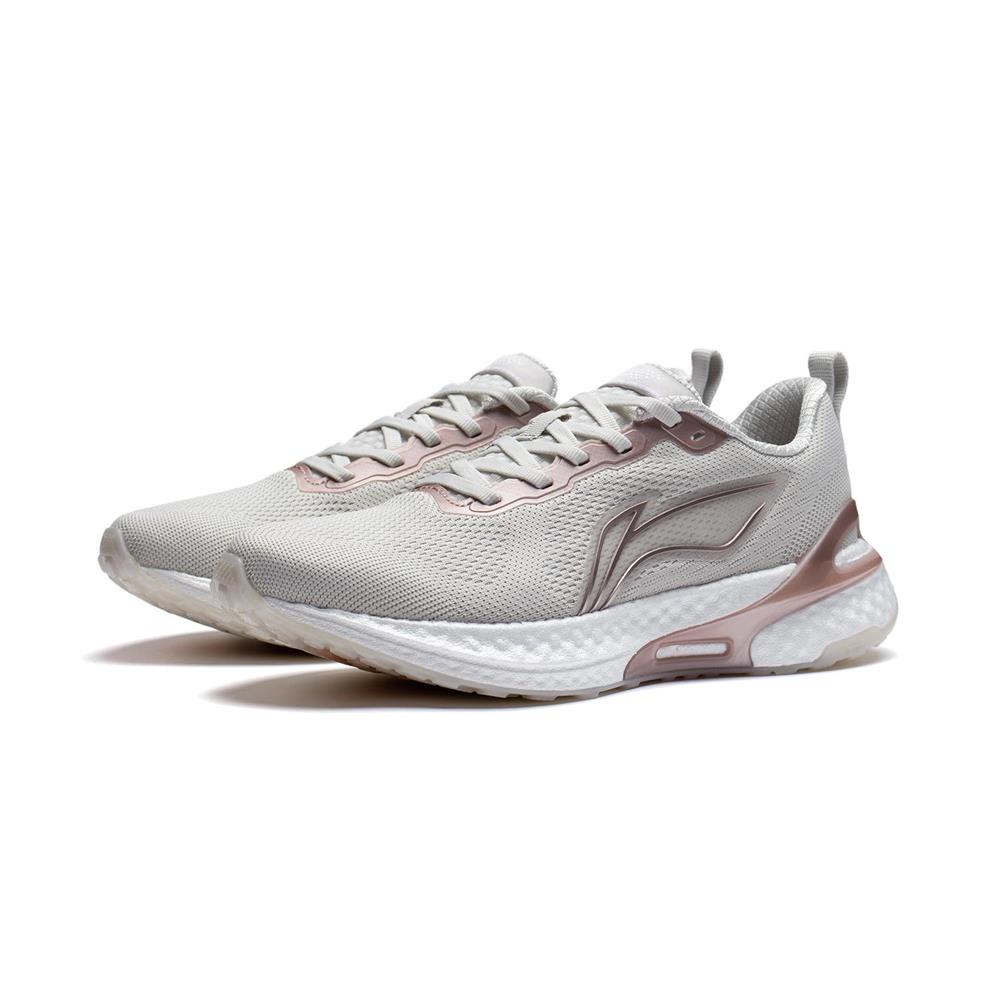 New LiNing Cushioning And Breathable Low Top Casual Running Shoes Women's Antarctic Gray ARHT008-7