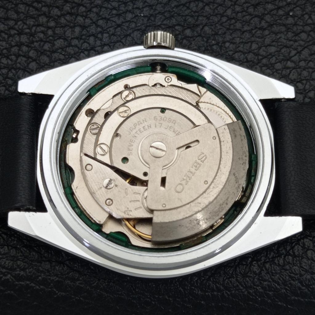 JAPAN VINTAGE REFURBISHED SEIKO 5 AUTOMATIC 6309A MENS SILVER WATCH A440851-9 Sk-a440851-1