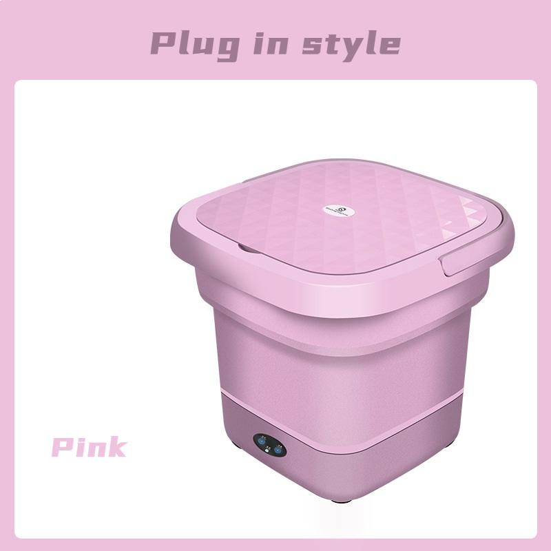 Foldable Portable Washing Machine Mini Underwear Blue Light Sterilization Clothes Washer
