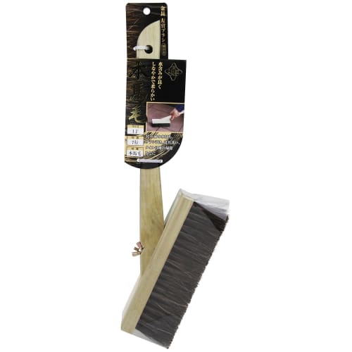 Kincho Plastering Brush, Genuine Horsehair, with Handle, 1 Brush, Approx. 180x60mm