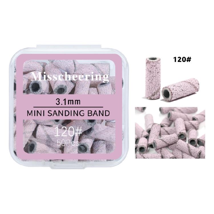 3.1mm Nail Sanding Bands Small Sanding Bands for Nail Acrylic Gel Removing