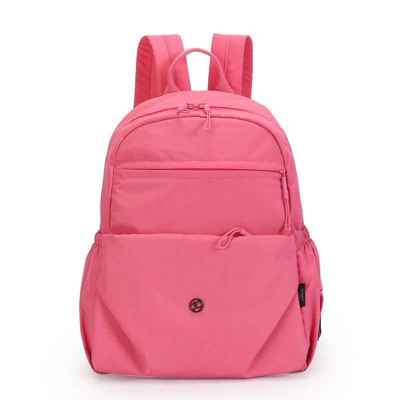 Stylish and Simple Backpack Women's Casual Versatile Student Schoolbag Outdoor Multi-color Light Commuter Backpack