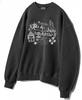 REBRENNER Dtg Gotama Pigment Sweatshirt Charcoal