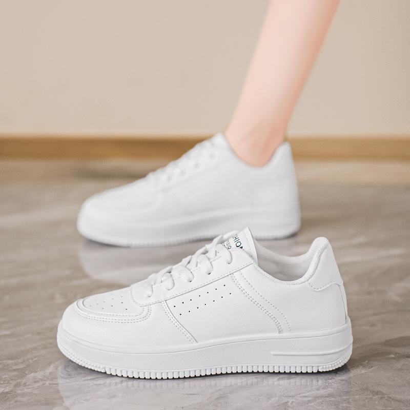 Spring men's shoes breathable couple little white shoes men and women trend versatile platform sports casual board shoes trendy shoes