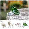Frog Crystal Elephant Figurines Gilding Process Desk Decoration Ornament  Desktop Decoration