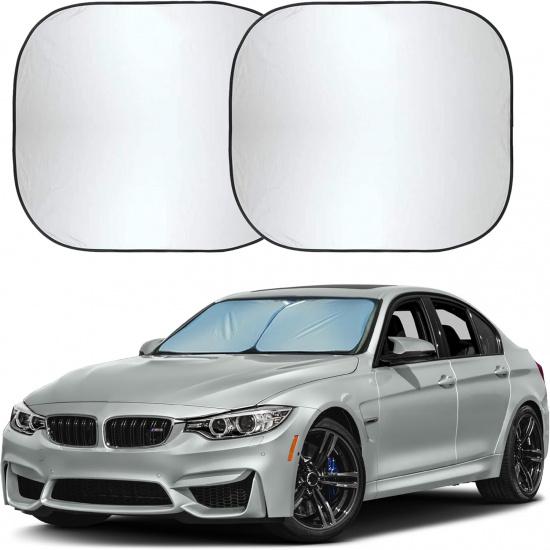 Car Windshield Sun Shade Foldable | Front Windshield Shade for Sun, Heat and UV Rays | Sunshade for Car Front Window and Interior Sun Protection | Medium