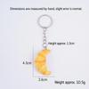 4.3cm Simulation Food Toy PVC Pretzel Pendant Creative Fake Food Pendant  Gifts