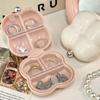 1Pc Mini Jewelry Organizer Display Travel Jewelry Case Boxes Earrings Necklace Ring Portable Jewelry Box Leather Storage