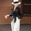 Camicia da donna Lanse'er a maniche lunghe in misto seta
