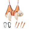 Anti Scratch Dog Grooming Hammock Hanging Bite Restraint Dog Trimming Restraint Bag Breathable Adjustable Cat Beauty Hanging
