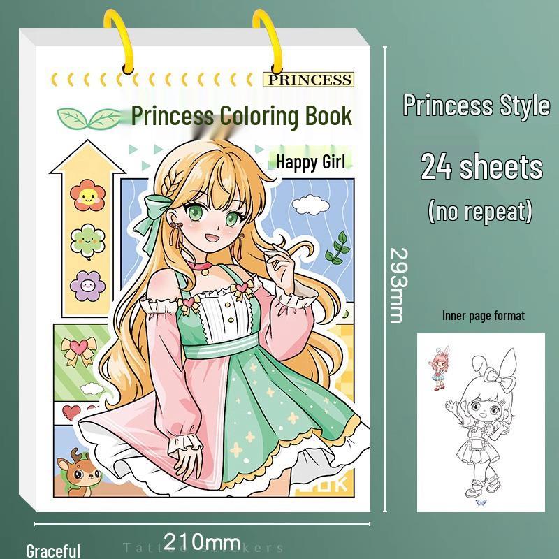 Jerry A4 Loose-Leaf Children's Drawing Book - Thick, Large Doodle & Picture Book for Kindergarten