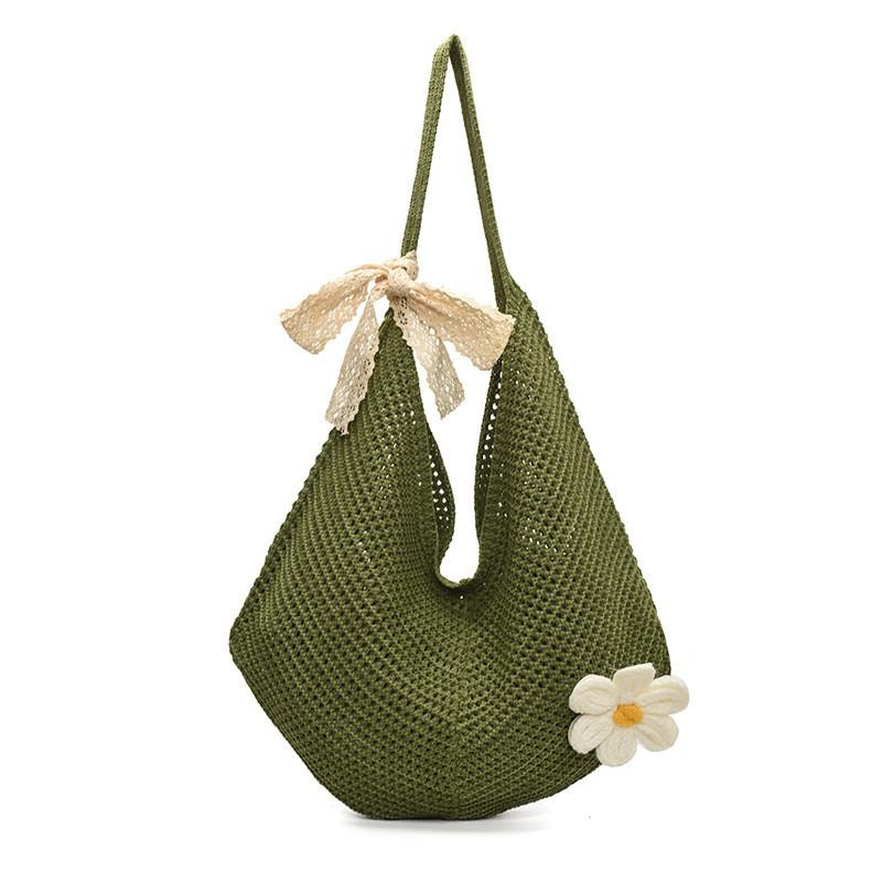 Summer Beach Woven Large Capacity Bag For Vacation And Casual Outings