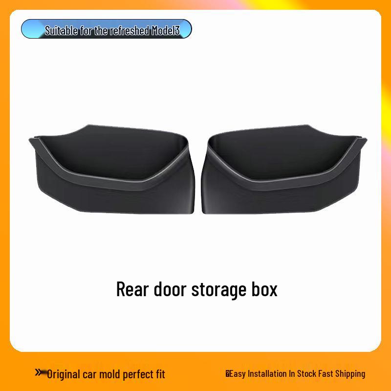 Kompatible Tesla Model 3 Türschlitz TPE Aufbewahrungsbox & Innenraumzubehör