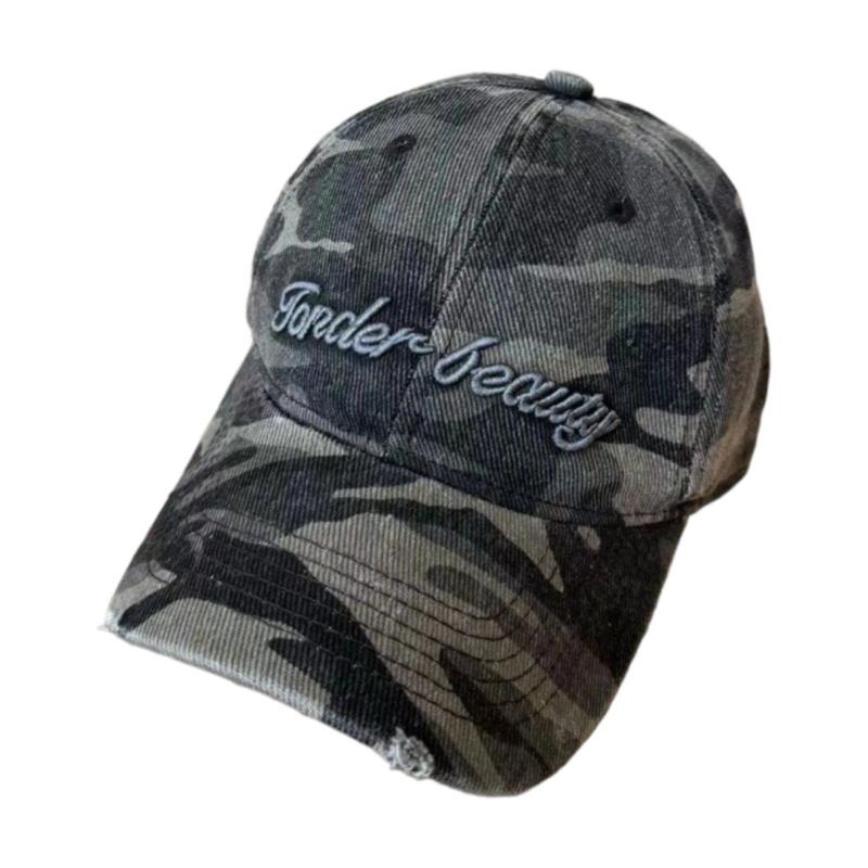 Modern Camouflaged Baseball Hat Sunproof Hat For Couple Daily Outfit Street Wear