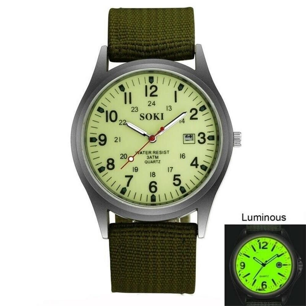 Hot Sale Fashion GENEVA Quartz Sport Men's Wrist Watch Stainless Steel