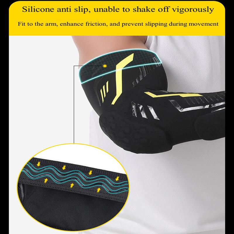 1 Pc Dual Honeycomb Anti-Collision Pads Elbow Arm Sleeves Protectors Gym Sports Volleyball Basketball Arm Guards Protector