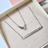 Suji Stickbar Silver Necklace