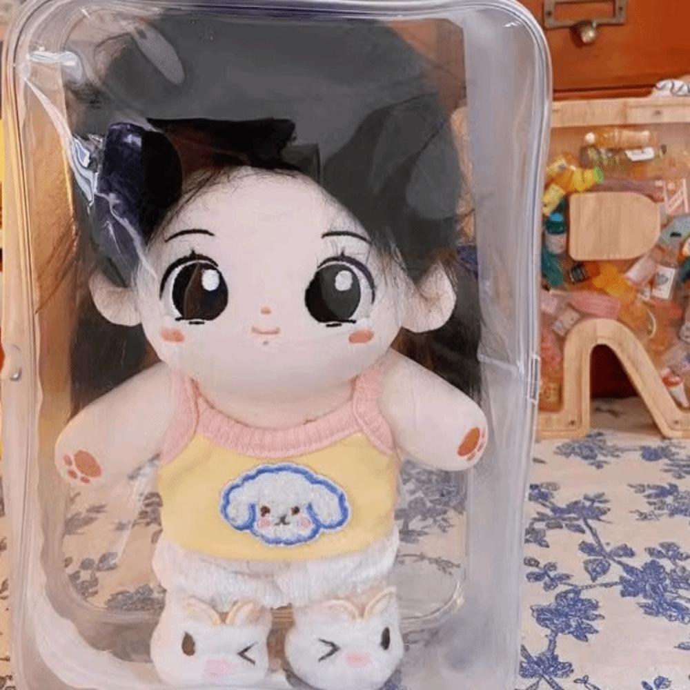 Thicken Doll Display Bag PVC Cosmetic Bag Portable Transparent Makeup Bag  Mini Bag Accessories