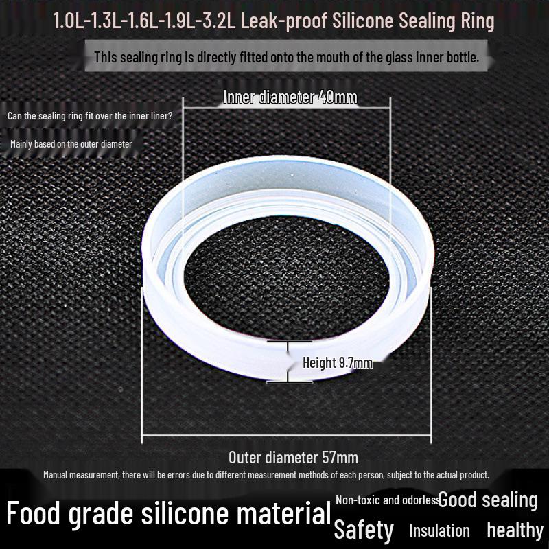 Universal Thermos Flask Lid Sealing Ring and Stopper Set for Optimal Insulation