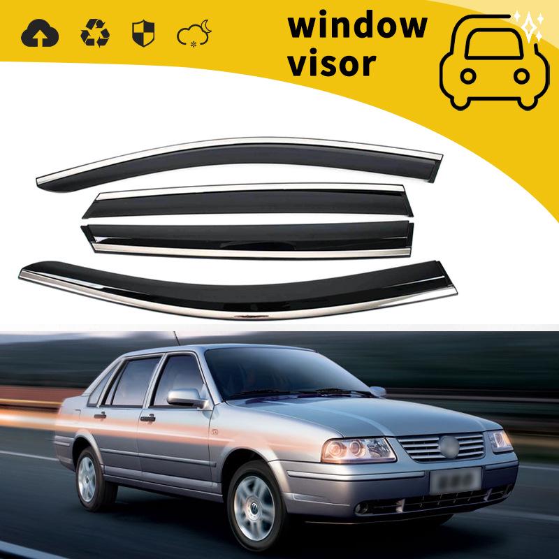 00-15 VW Santana Rain Deflectors: Door Rain Guards & Window Shields
