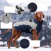 Fleece Dog Coat Apparel Clothes Adjustable for Cold Weather Reflective Snowsuit Park Outdoor