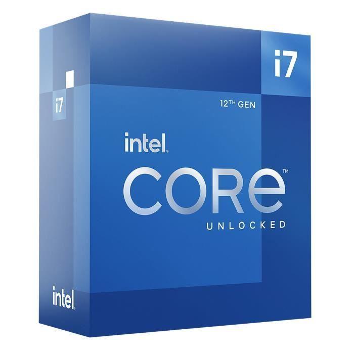 Processor - INTEL - Core i7-12700K - 12 Cores (8P+4E) - Socket LGA1700 - 600 Series Chipset - TDP 125W (BX8071512700K)