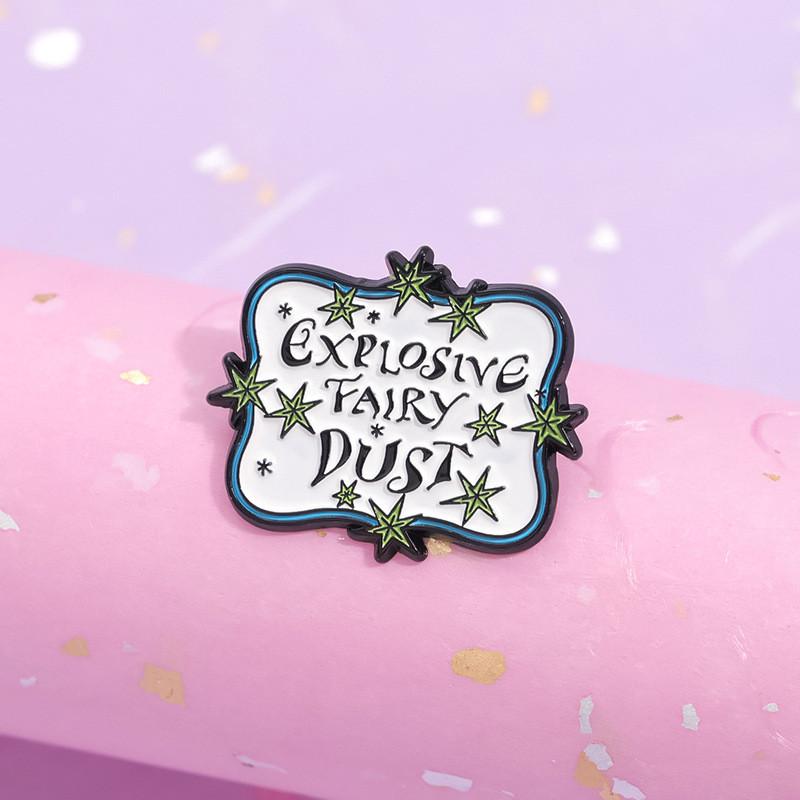 Artistic Letter Sign Brooch Featuring Fun Cartoon Characters For Expressive Fashion