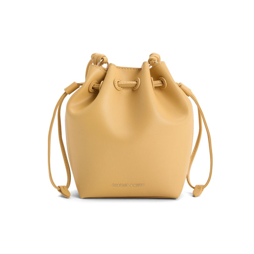 Charles & Keith Small CK 26 Summer Fashion Drawstring Bucket Bag Women Shoulder Bag CK2-10782863