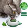 Cat Lick Ball Natural Catnip Ball Cat Chew Toy Wall Mounted Rotatable Ball Cat Licking Toy for Teeth Cleaning Indoor Cat Exercise