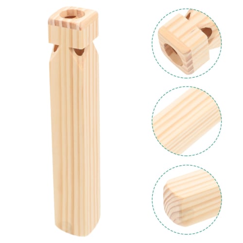 LIFKOME Wooden Train Whistle, Party Favors, Props, Wooden Toy Slide Whistle, Wooden Flute for Children