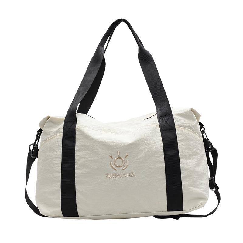 Stylish and simple going out travel bag Large capacity casual women's yoga training bag Dry and wet separation Crossbody duffel bag