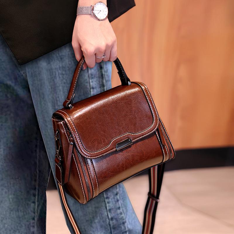 

Текстурная женская сумка весна-лето сумка через плечо женская сумка Niche Design сумка из коровьей кожи сумка через плечо кофейный