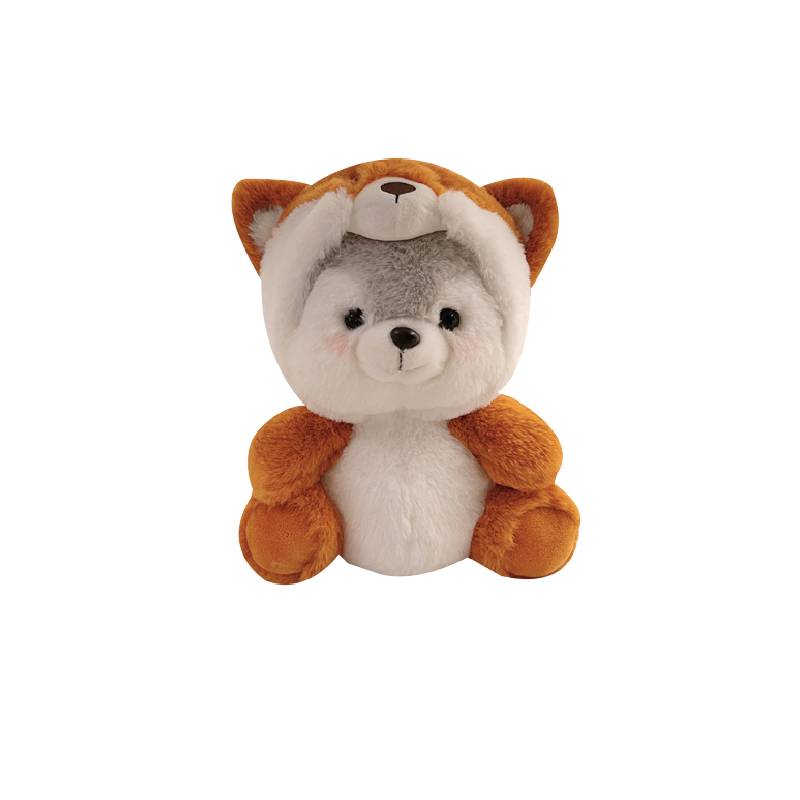 

Наряди собаку-кроссдрессера Кукла-трансформация Хаски Мягкая игрушка Подарок Fox,20cm/7.87in