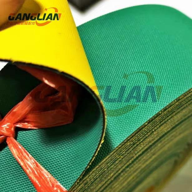30 Meters Feeder Belt for Heidelberg Conveyor Belt Yellow + green Paper press paper tape Offset printing machine Folding machine