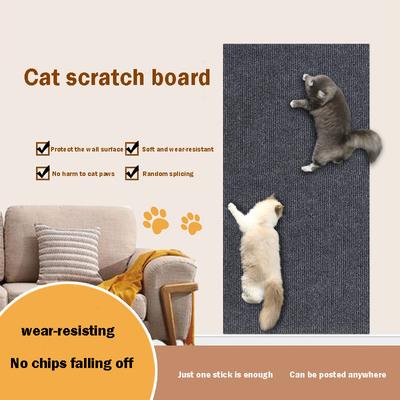 Katzenkratzmatte Freie Kombination Katzenkratzbrett Sofaband Kratzen Selbstklebender Teppich Katzenkratzbrett Katzenzubehör